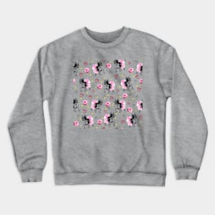 french bulldog and donuts Crewneck Sweatshirt